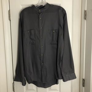 YvesSaintLaurent Classic Collarless Shirt